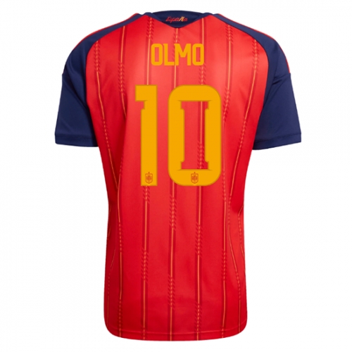 Billige Fotballdrakt Spania Dani Olmo #10 Replika Hjemmedrakt VM 2026 Kortermet Billige Fotballdrakt Spania Dani Olmo #10 Replika Hjemmedrakt VM 2026 Kortermet